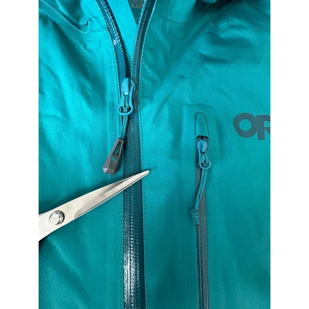 Outdoor Research Aspire II Rain Jacket Size 3X Hooded Colorblock Gore-Tex - Picture 13 of 13